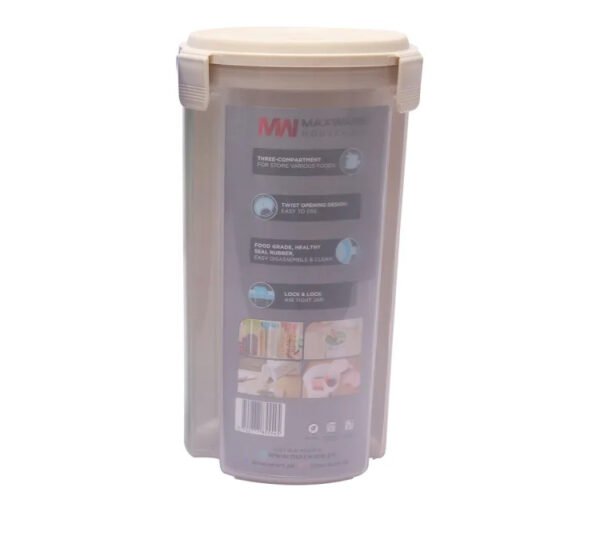Marshal Storage Jar - 3 In 1 Jar - 3 Portion storage jar (2200 ml) (Random color) - Image 9