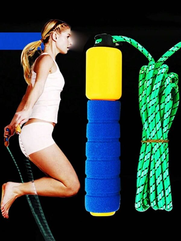 Counter Skipping Rope Jumping 3 Meter Long Rope, Ideal For All Age Group (Random color) - Image 7