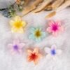 Pack of 3 - Flower Hair Clip Colorful Hair Band For girls & Women - Image 3