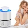 Mosquito Trap with Killer Lamp | Eco Friendly Chemical Free USB Connected UV LED Light Fly Bug Di-Speller with Suction Fan Repellent Lamp (Random color) - Image 3