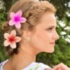 Pack of 3 - Flower Hair Clip Colorful Hair Band For girls & Women - Image 10