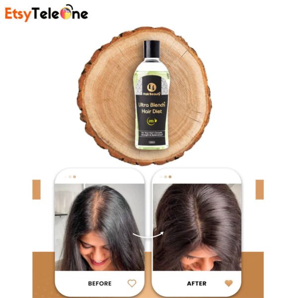 Ultra Blend Hair Diet Oil for the repair of hair growth & Hair loss - 200ml - Image 2
