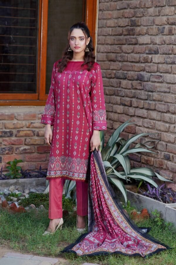 🏵️AYNA DORIA By Jaffrani Textile  03 Piece Lawn Doria Collection 2024🏵️ - Image 4