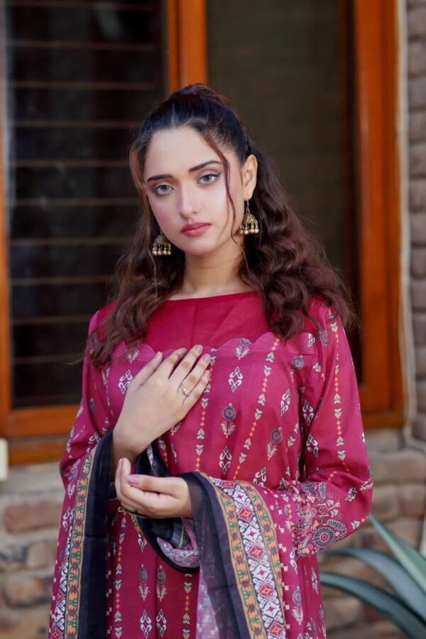 🏵️AYNA DORIA By Jaffrani Textile  03 Piece Lawn Doria Collection 2024🏵️ - Image 3