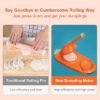 2 in 1 Dumpling Maker, Kitchen  Baking Pastry Manual Pressing Dumpling (Random color) - Image 6