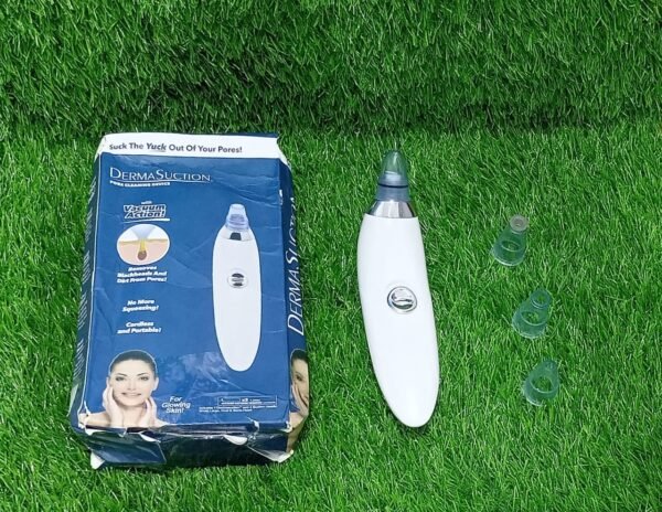 DERMA SUCTION BLACKHEAD ACNE OIL REMOVER VACUUM SUCTION FACE PORE CLEANER FACIAL BEAUTY (CELL OPERATED) - Image 2