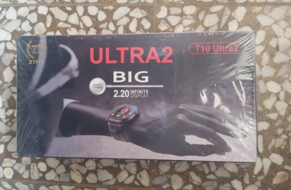T10-Ultra Smart Watch T10 Ultra 2 Watch Big Screen 2.20 infinite Display Bluetooth Call Game Heart Rate Sleep Monitoring Smart Watch (Random Color) - Image 2