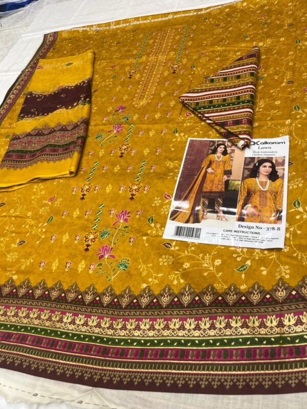 alkaram Lawn | Unstitched Collection 3 Pieces Casual Wear| Summer collection