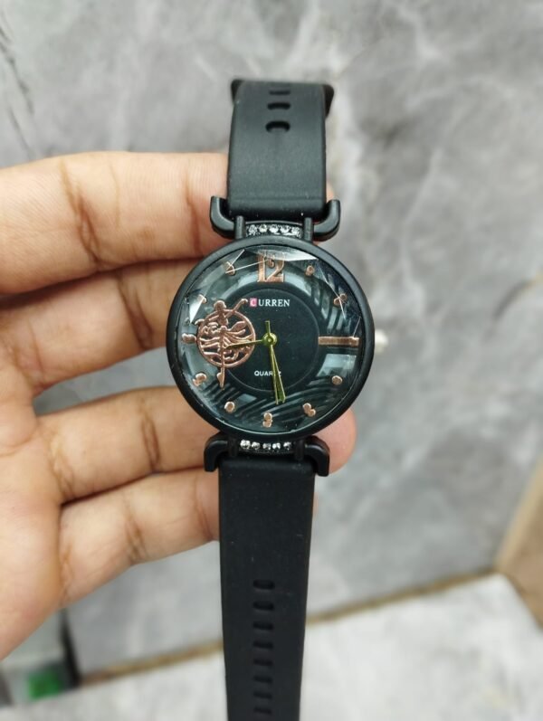 Curren Rubbar Belt Ladies Watch Model Golden Princess - Without Box - Image 4