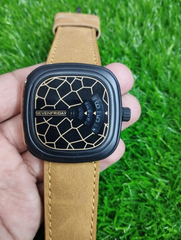 SEVEN FRIDAY Wrist Watch for Men - Without Box (Random Colors & Designs) - Image 12