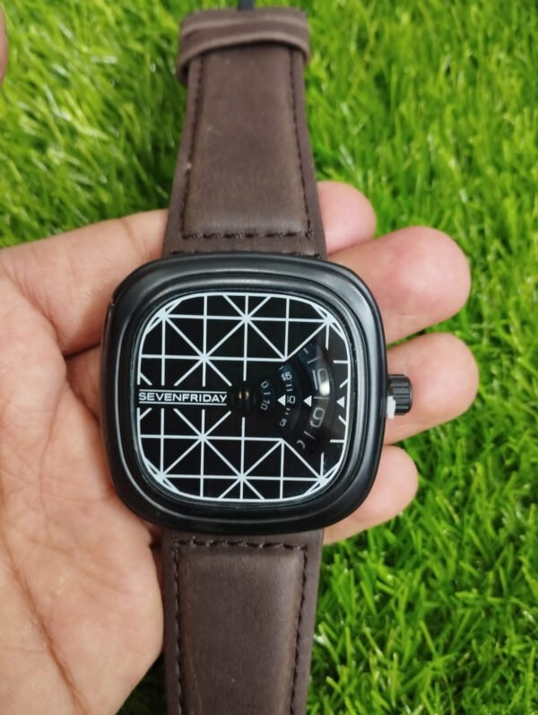 SEVEN FRIDAY Wrist Watch for Men - Without Box (Random Colors & Designs) - Image 15