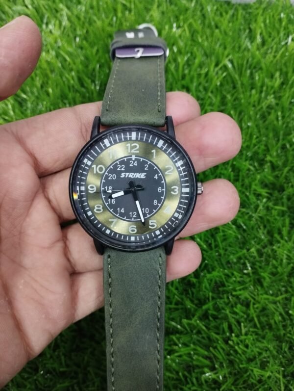 Strike Wrist Belt Watch for Men - Without Box (Random Colors & Designs) - Image 16