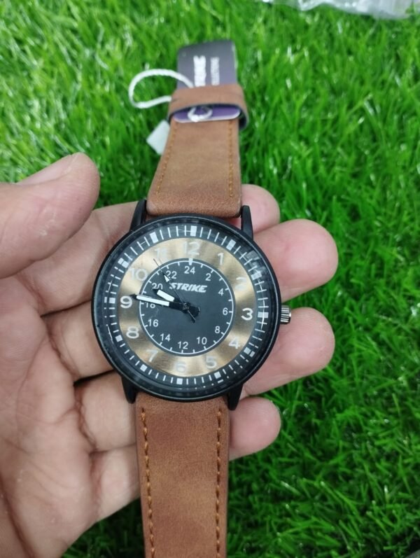 Strike Wrist Belt Watch for Men - Without Box (Random Colors & Designs) - Image 17