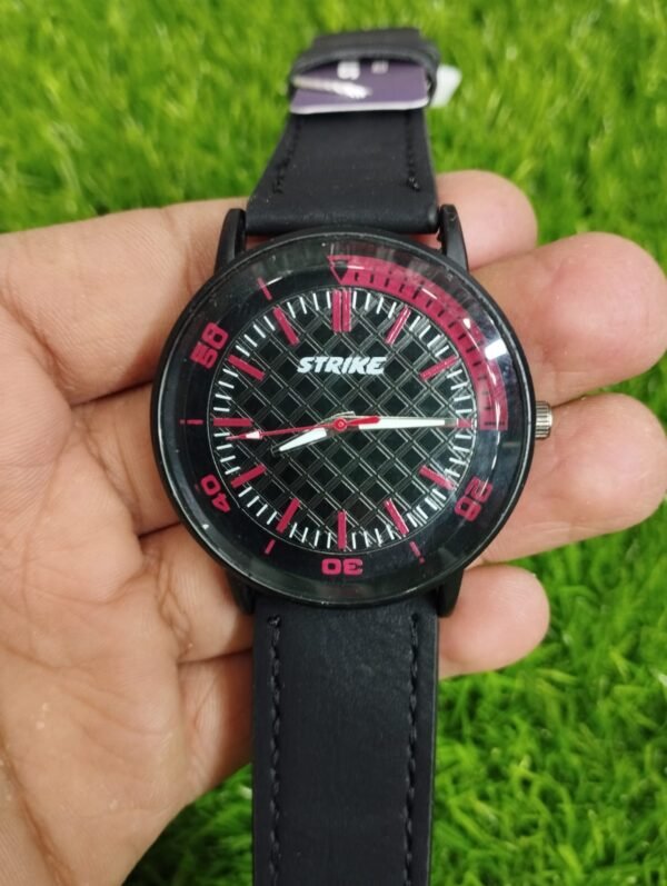 Strike Wrist Belt Watch for Men - Without Box (Random Colors & Designs) - Image 24