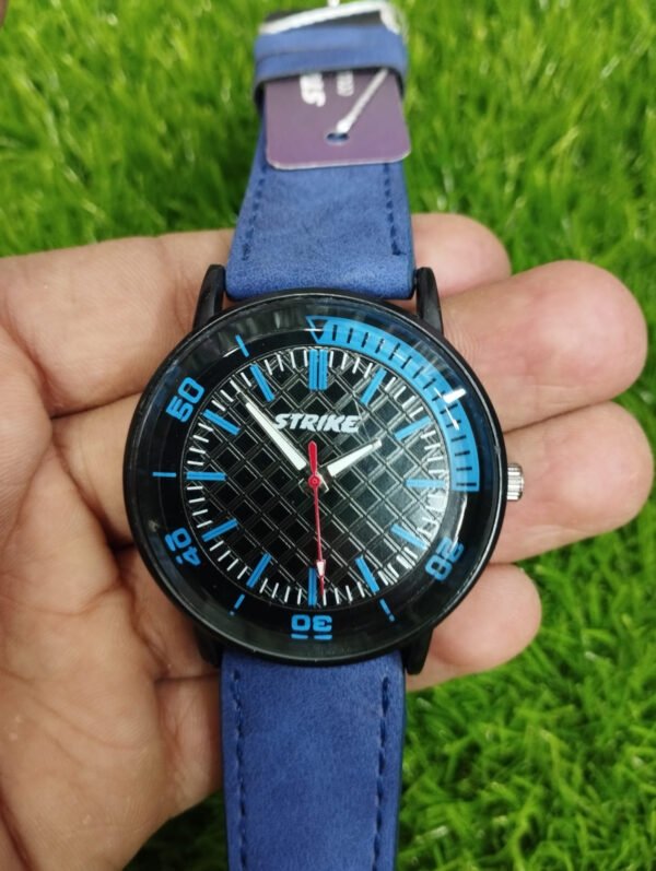 Strike Wrist Belt Watch for Men - Without Box (Random Colors & Designs) - Image 26