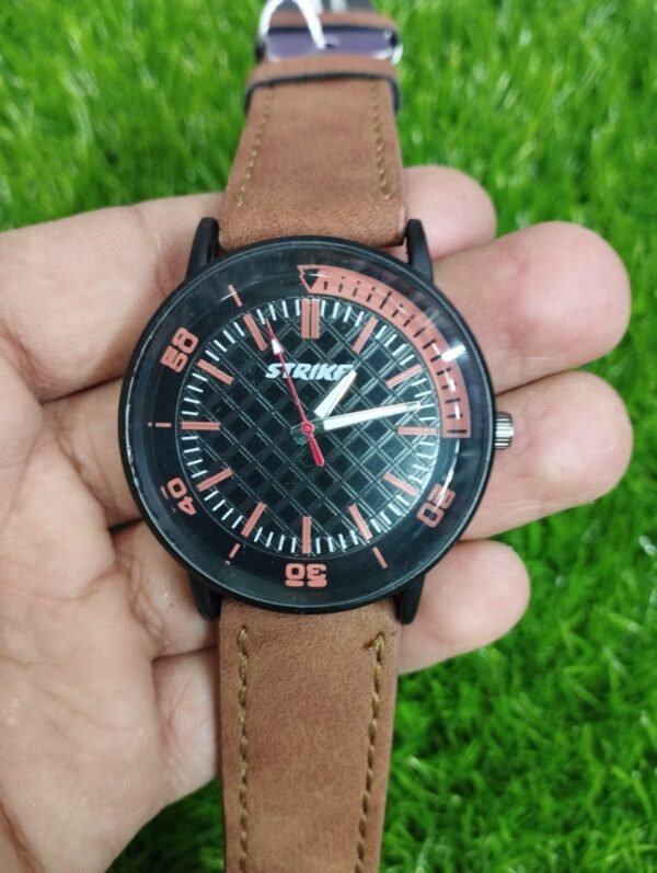 Strike Wrist Belt Watch for Men - Without Box (Random Colors & Designs) - Image 25
