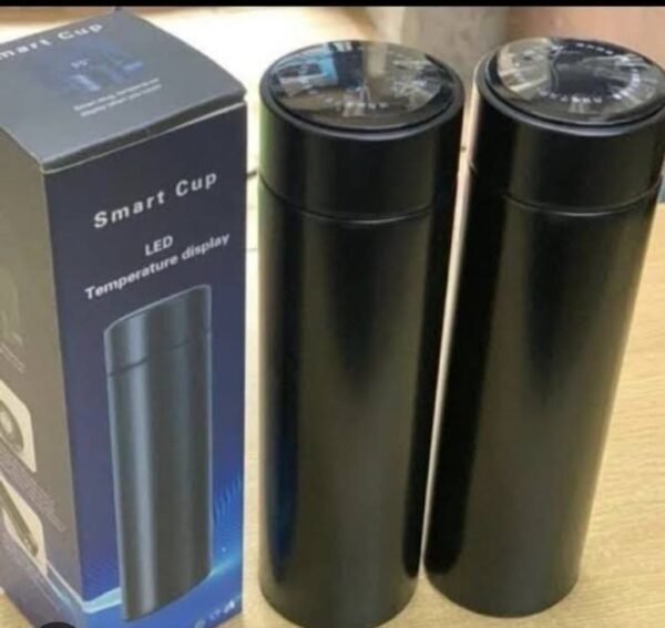 (500 ML ) Temperature Display Indicator Insulated Stainless Steel Hot & Cold Flask Bottle (Random Color) - Image 3
