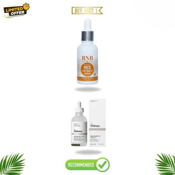 2 in 1 Whitening Face Serum Deal ,Niacinamide Serum + Rice Extract Serum - Image 5