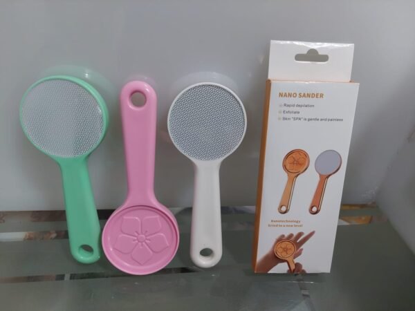 Nano Sanding Skin Feet Foot Scrubber Foot Filler With Handle For Removing Dead Skin Nano Sander (Random color) - Image 2