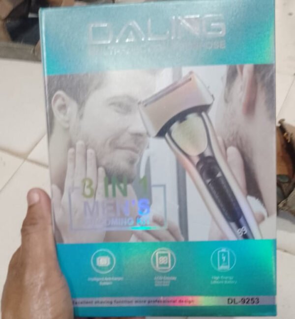 DALING  DL-9253 Professional Grooming Kit 3 in 1 With LCD Display - Image 3