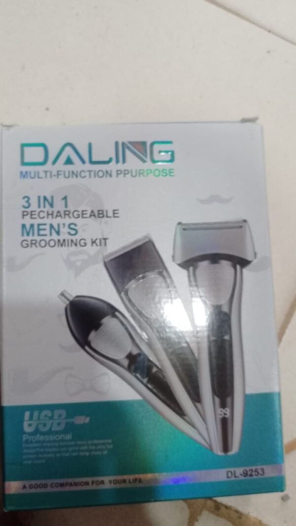 DALING  DL-9253 Professional Grooming Kit 3 in 1 With LCD Display - Image 2