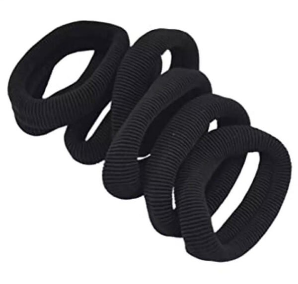 (pack of 12 ) Colorful Elastic Hair Ties for Girls Mini Soft Rubber Bands Baby Hair Bands Ponytail Holders - Image 2