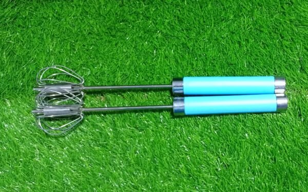 (Set Of 2 )Whisk Manual Hand Push Mixer & Egg beater (Random color) - Image 2