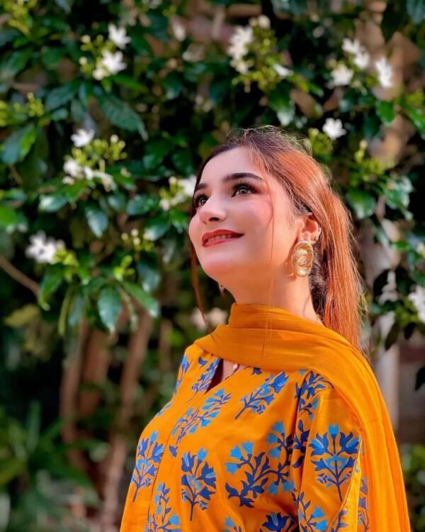 (mustard ) 2Pc  SAPPHIRE BRAND SUITS (Premium Lilen) - Image 5