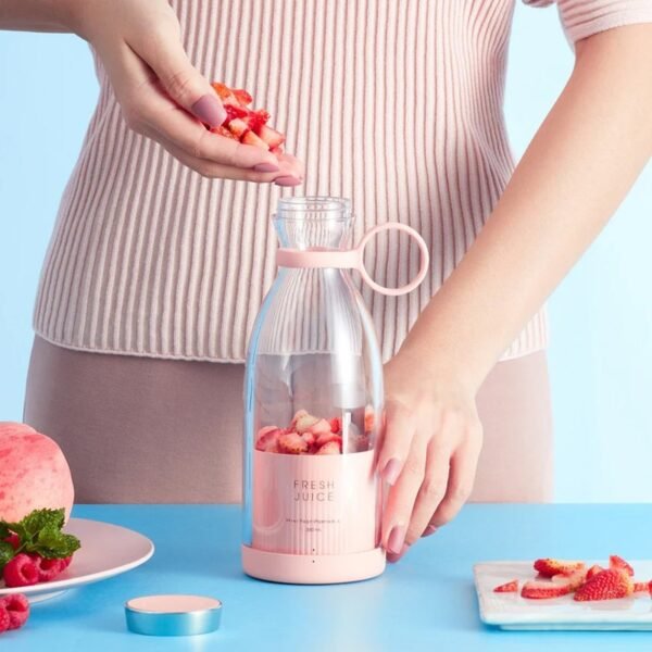 Multifunction Portable Mini Electric USB Juicer Blender (Random Colour)