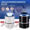 Mosquito Trap with Killer Lamp | Eco Friendly Chemical Free USB Connected UV LED Light Fly Bug Di-Speller with Suction Fan Repellent Lamp (Random color)