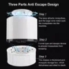 Mosquito Trap with Killer Lamp | Eco Friendly Chemical Free USB Connected UV LED Light Fly Bug Di-Speller with Suction Fan Repellent Lamp (Random color) - Image 5